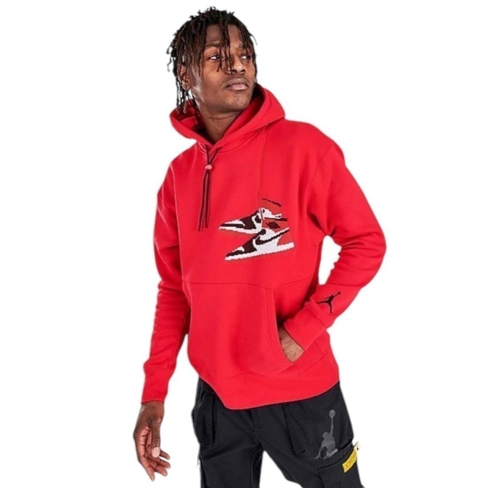 Red Nike Men's Hoodie